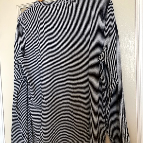 COPY - Save Khaki fine stripe long sleeve tee in M - Picture 3 of 4